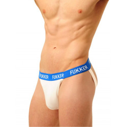 Fukker Jockstrap Fukker Blanc et bleu